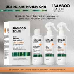 BAMBOO BASED KERATİN & PROTEİN AŞIRI İŞLEM GÖRMÜŞ BAKIM ŞAMPUAN 250ML+KERATİNKREM 250ML+ KERATİNKREM250ML/750ML