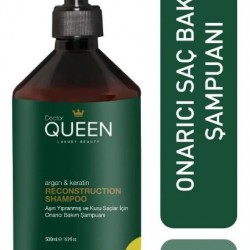 Doctor QUEEN ARGAN & KERATİN AŞIRI YIPRANMIŞ ve KURU SAÇLAR İÇİN BAKIM ŞAMPUANI 500ML